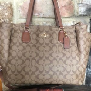 Coach briefcase large tote